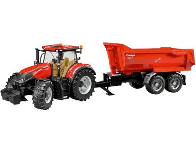 Bruder 3199 Traktor Case IH Optum 300 CVX s návesom