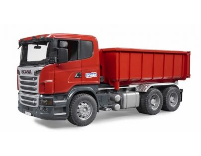 BRUDER 3522 - Nákladní auto SCANIA s kontejnerem