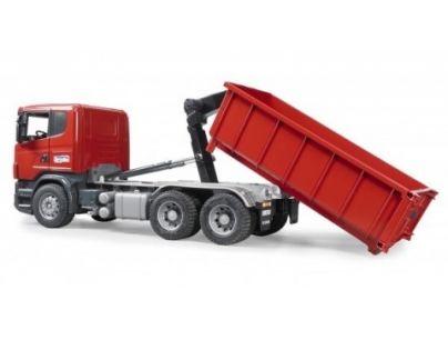BRUDER 3522 - Nákladní auto SCANIA s kontejnerem
