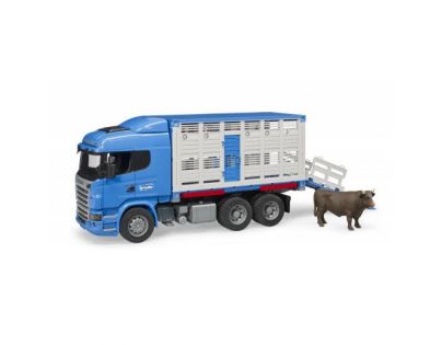 Bruder 3549 Scania R Prepravník dobytka 1x dobytok 1:16