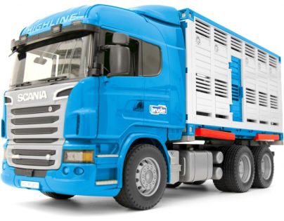 Bruder 3549 Scania R Prepravník dobytka 1x dobytok 1:16