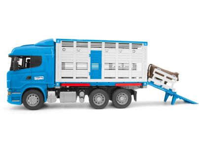 Bruder 3549 Scania R Prepravník dobytka 1x dobytok 1:16