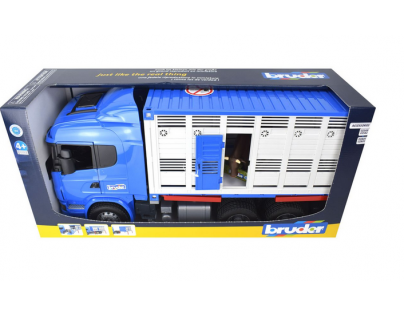 Bruder 3549 Scania R Prepravník dobytka 1x dobytok 1:16
