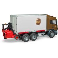 Bruder 3581 Scania R UPS logistik s vysokozdvihom 1:16 4
