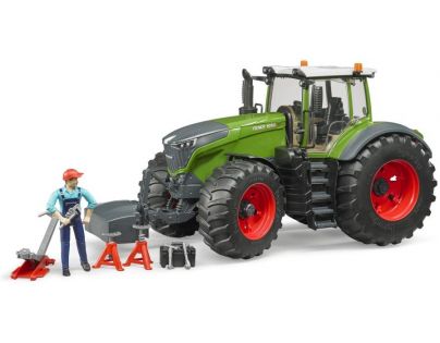 Bruder 4041 Traktor Fendt 1050 Vario s mechanikem a příslušenstvím - Poškodený obal
