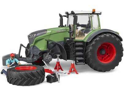 Bruder 4041 Traktor Fendt 1050 Vario s mechanikem a příslušenstvím - Poškodený obal