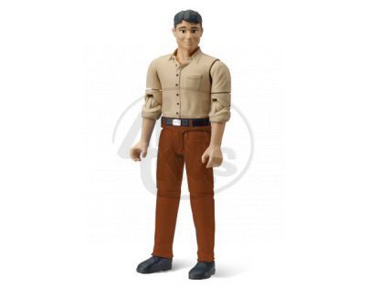 Bruder 60001 Bworld Figurka Muž nízké boty