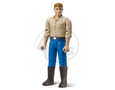Bruder 60010 Bworld Figurka Muž vysoké boty