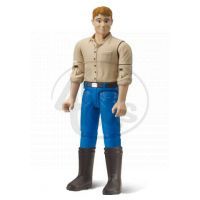 Bruder 60010 Bworld Figurka Muž vysoké boty 3