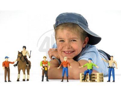 Bruder 60010 Bworld Figurka Muž vysoké boty