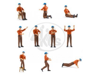 Bruder 60010 Bworld Figurka Muž vysoké boty