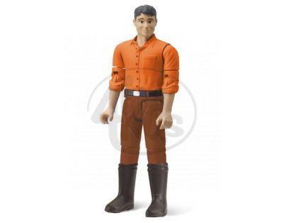 Bruder 60011 Bworld Figurka Muž vysoké boty