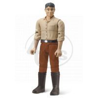 Bruder 60011 Bworld Figurka Muž vysoké boty 4