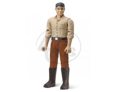 Bruder 60011 Bworld Figurka Muž vysoké boty
