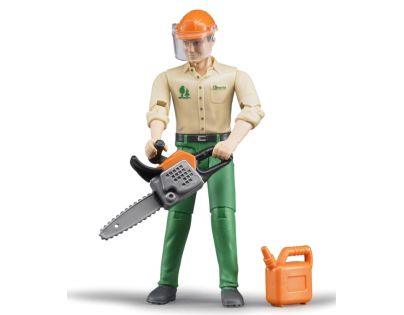 Bruder 60030 Bworld Figúrka Lesný robotník s príslušenstvom