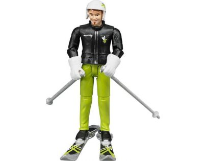 Bruder 60040 Bworld Lyžiar s vybavením