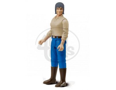 Bruder 60402 Bworld Figurka Žena tmavé vlasy