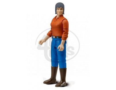 Bruder 60402 Bworld Figurka Žena tmavé vlasy