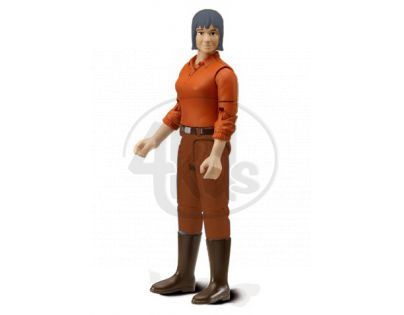 Bruder 60402 Bworld Figurka Žena tmavé vlasy