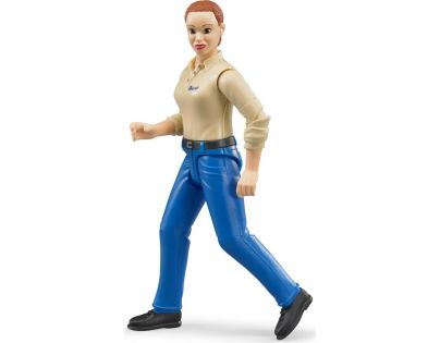 Bruder 60408 Bworld Figurka Žena modré nohavice