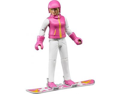 Bruder 60420 Bworld Figúrka Snowboardistka