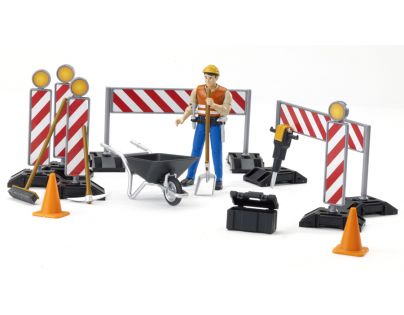 Bruder 62000 Bworld Stavební set a figurka