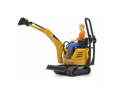 Bruder 62002 Microbager JCB s figúrkou 1:16