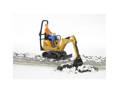 Bruder 62002 Microbager JCB s figúrkou 1:16