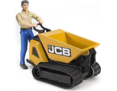 BRUDER 62004 Přepravník JCB s figurkou muže