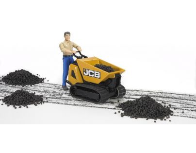 BRUDER 62004 Přepravník JCB s figurkou muže