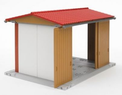 Bruder 62020 Bworld garáž minibagr Schaeff příslušenství