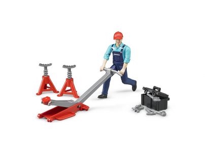 Bruder 62100 Bworld Figurka Mechanik opravár s príslušenstvom