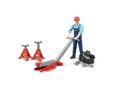 Bruder 62100 Bworld Figurka Mechanik opravár s príslušenstvom