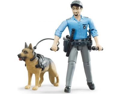 Bruder 62150 Policajt so psom