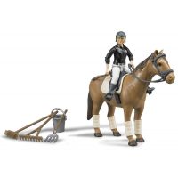 Bruder 62505 BWORLD Jazdecký set kôň žena a príslušenstvo Bruder 62505 BWORLD Jazdecký set kôň žena a príslušenstvo