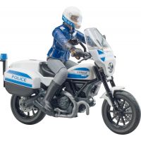 Bruder 62731 Policajná motorka Ducati s policajtom 1:16 2