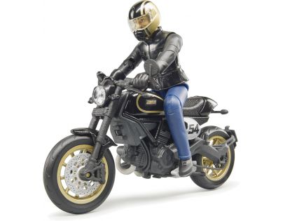 Bruder 63050 Scrambler Ducati Cafe Racer s vodičom