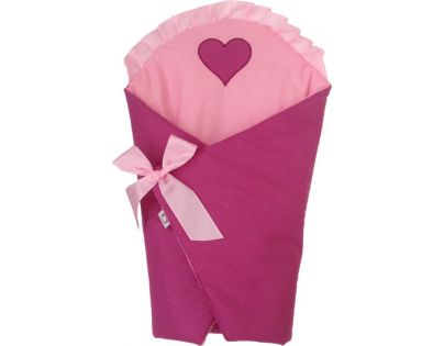 Brum Zavinovačka velká fuchsiová srdíčko