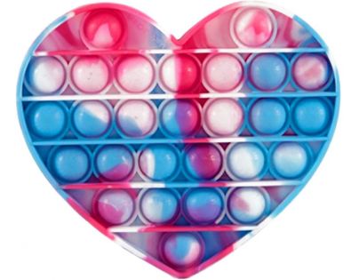 Bubble Pop It Praskajúce bubliny antistresová hra v tvare srdca