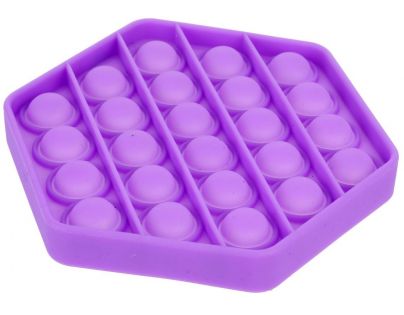 Bubble Pop It Praskajúce bubliny antistresová spoločenská hra fialová
