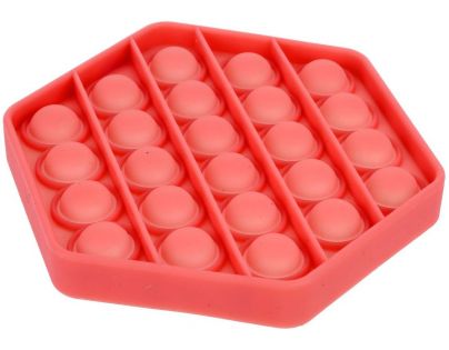 Bubble Pop It Praskajúce bubliny antistresová spoločenská hra červená