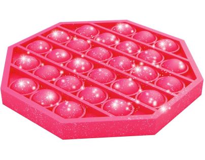 Bubble Pop It Praskajúce bubliny antistresová spoločenská hra ružová