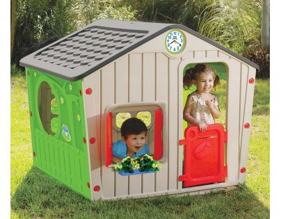 Buddy Toys Domeček Village šedý