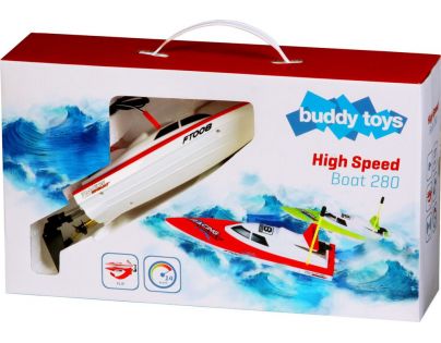 Buddy Toys RC Loď 280 červená