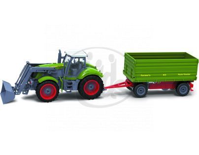 Buddy Toys RC Traktor se sklápěcím přívěsem