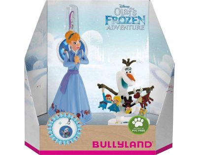 Bullyland Disney Ľadové kráľovstvo set 2 ks Anna a Olaf + prívesok