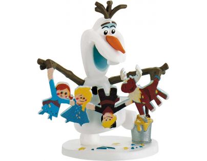 Bullyland Disney Ľadové kráľovstvo set 2 ks Anna a Olaf + prívesok