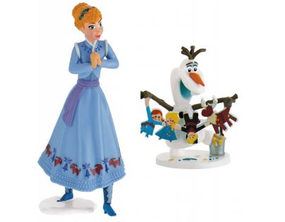 Bullyland Disney Ľadové kráľovstvo set 2 ks Anna a Olaf + prívesok
