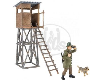 Bullyland 64440 Posed s myslivcem a jezevčíkem
