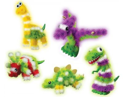 Spin Master Bunchems Glown The Dark - Dinosaur pack